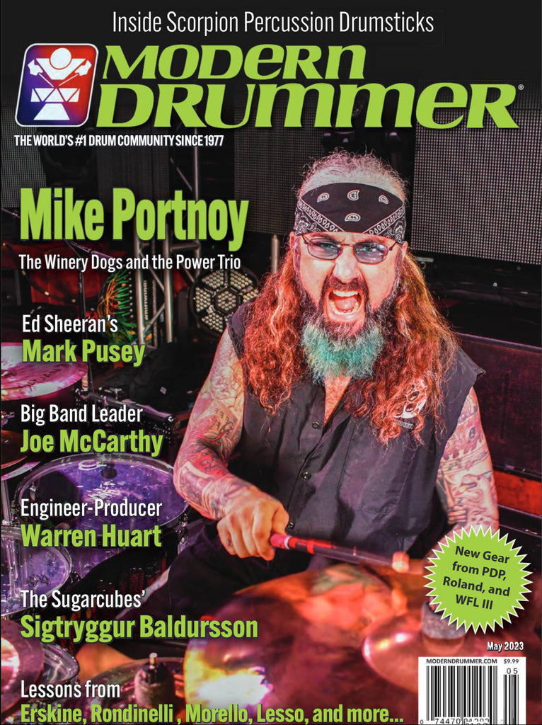 SCORPION PERCUSSION - Modern Drummer Magazine - May, 2023