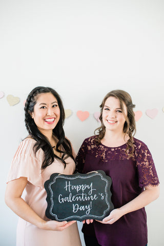 galentine's chalkboard love