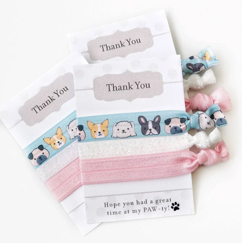 Puppy Themed Hair Ties