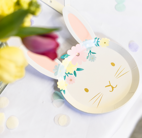 easter party plates
