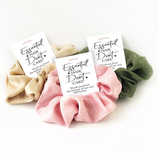 Happy Galentines Day Gift for Friends, Hair Scrunchies - PlumPolkaDot