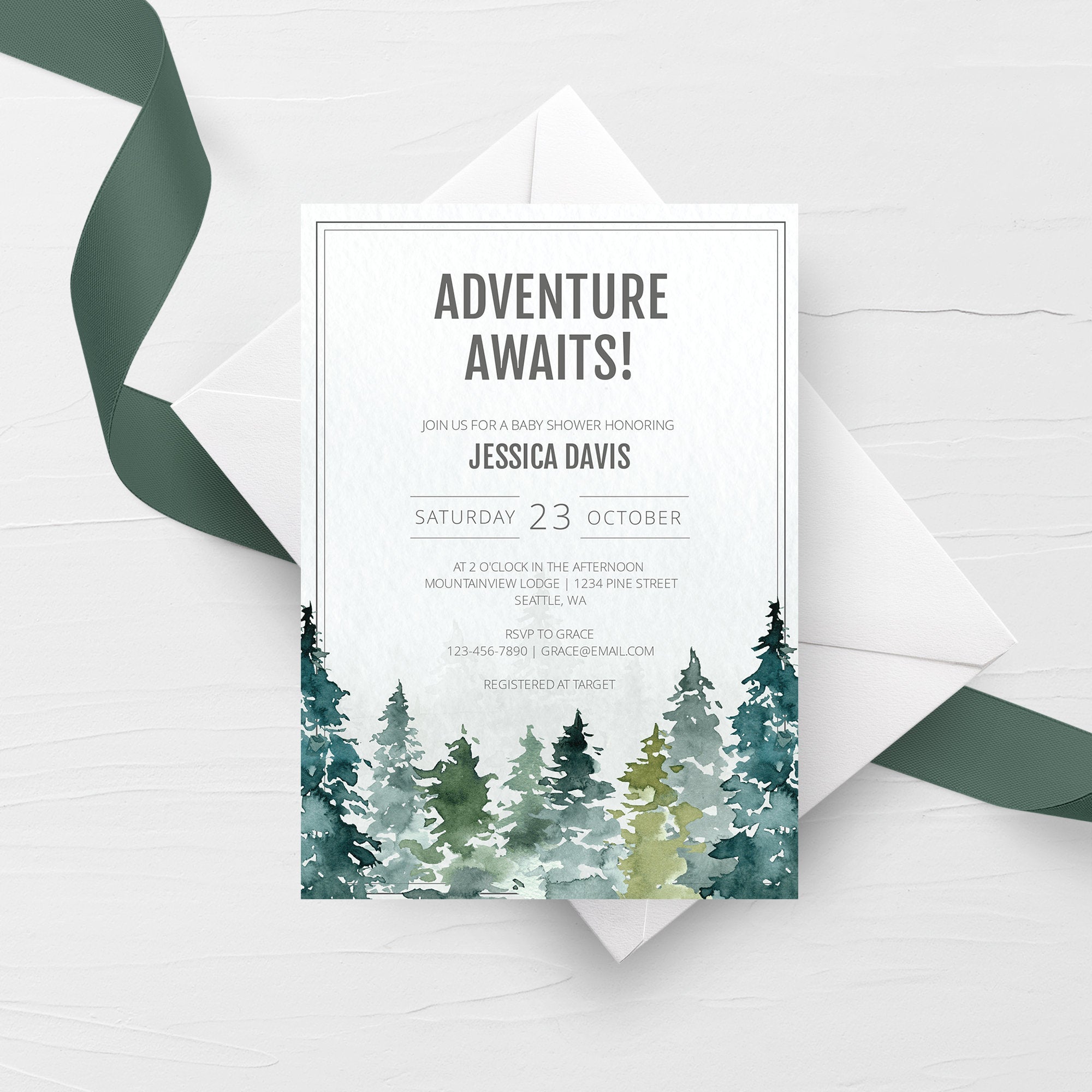 boy shower invitations templates