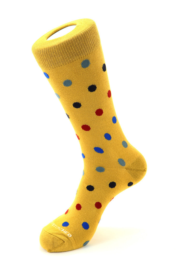 Diagonal Polka Dot Sock – Unsimply Stitched