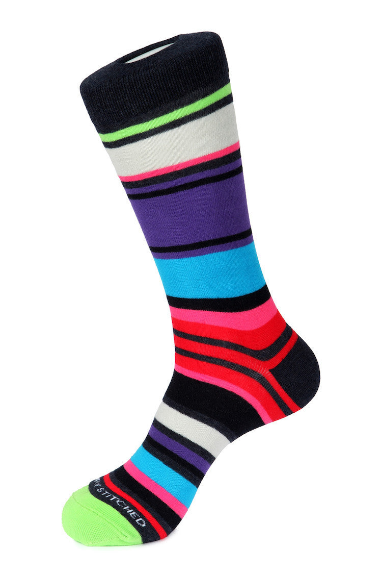 Stride Stripe Socks – Unsimply Stitched