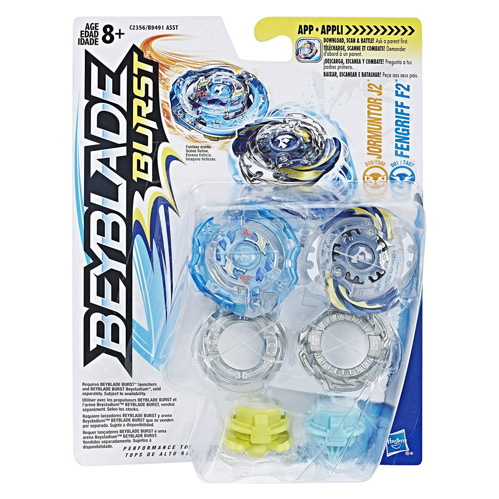 Beyblade Burst Evolution Duo Pack Jormuntor J2 And Fengriff F2 Shopaholic Mode