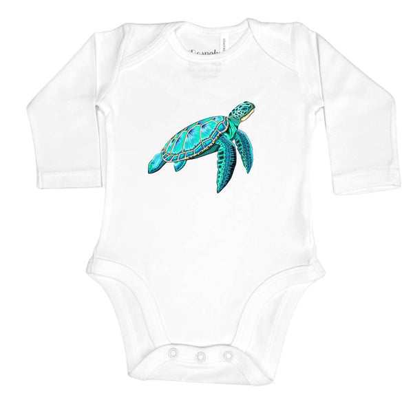 Sea Turtle | Baby Onesies & Bodysuits | Newborn Clothes