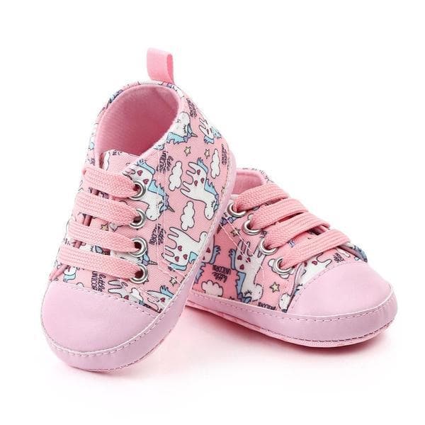 Pastel Pink Unicorn Shoes | Buy Baby Shoes Online