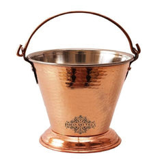 Handmade Steel Copper Bucket