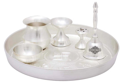 silver thali set