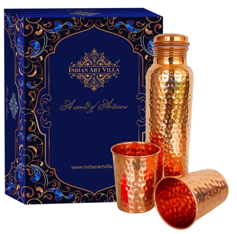 Pure Copper Drinkware Gift Set