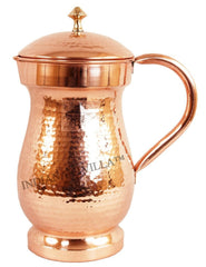 Pure Copper Mughlai Hammer Jug