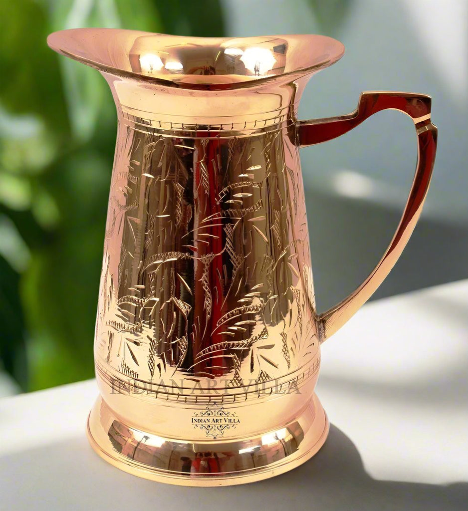 Brass Hotel Etching Pitcher at Rs 1116/piece, Brass Jug in Mumbai