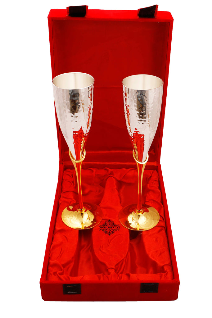 Silver Plated Brass Wine Glass Set, Size : Customised at Best Price in Delhi