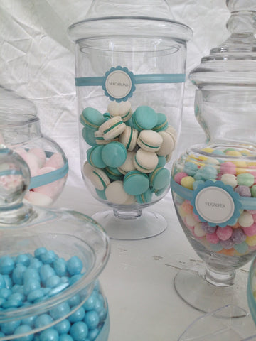 Macarons in a jar