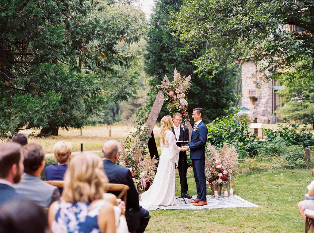 nature inspired bohemian wedding