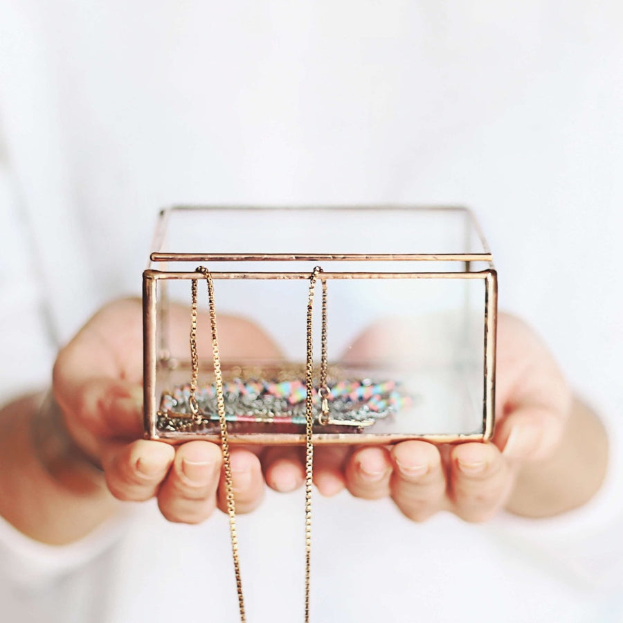 glass jewelry box