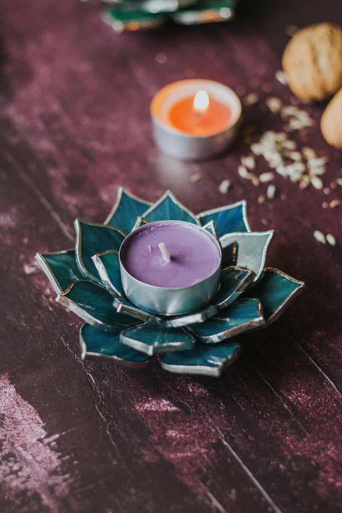succulent candle holder