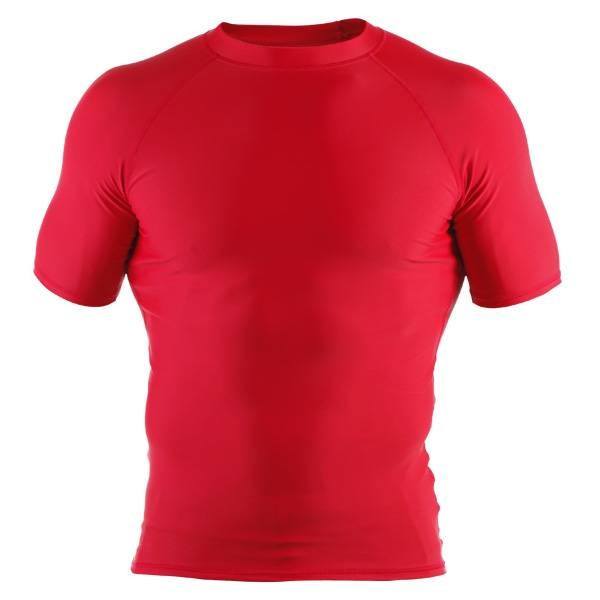 Basic Rash Guard- Short Sleeve- Red – Clinch Gear