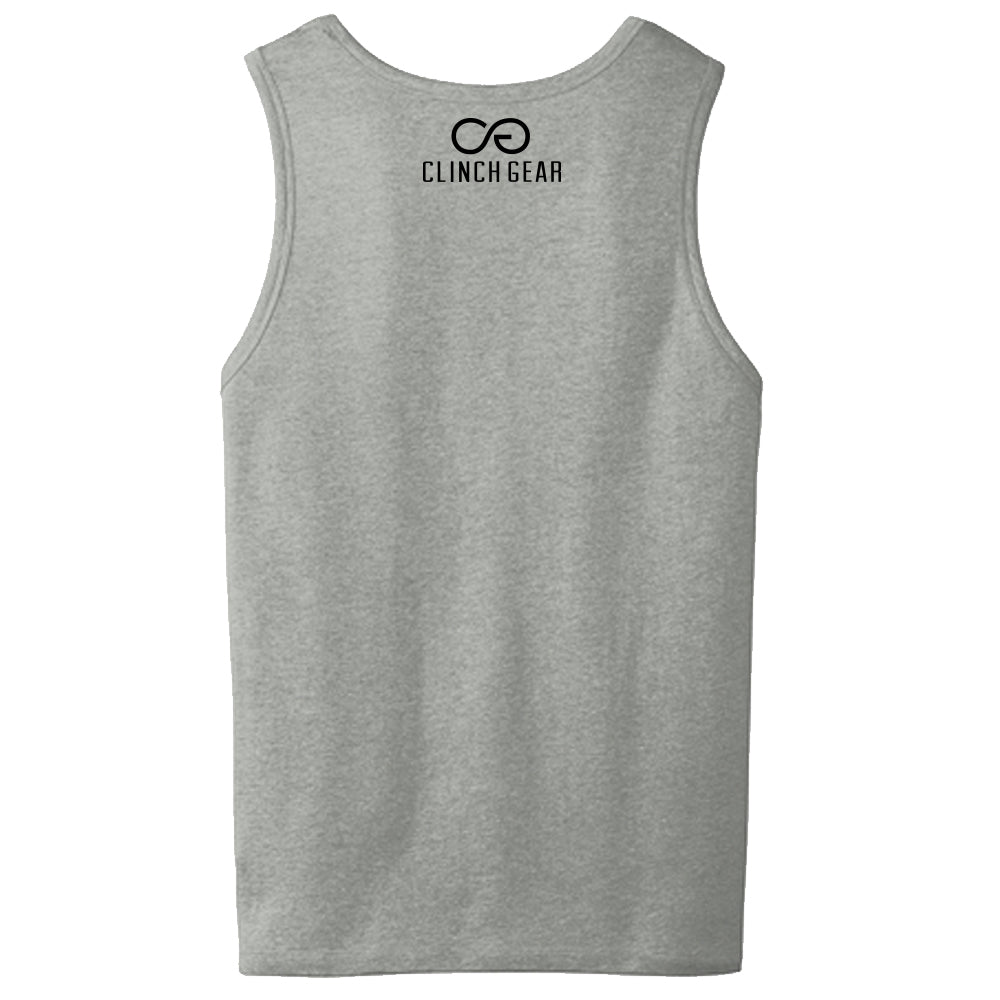 Clinch Gear Stamp Seal - Men's Tank - Heather Gray