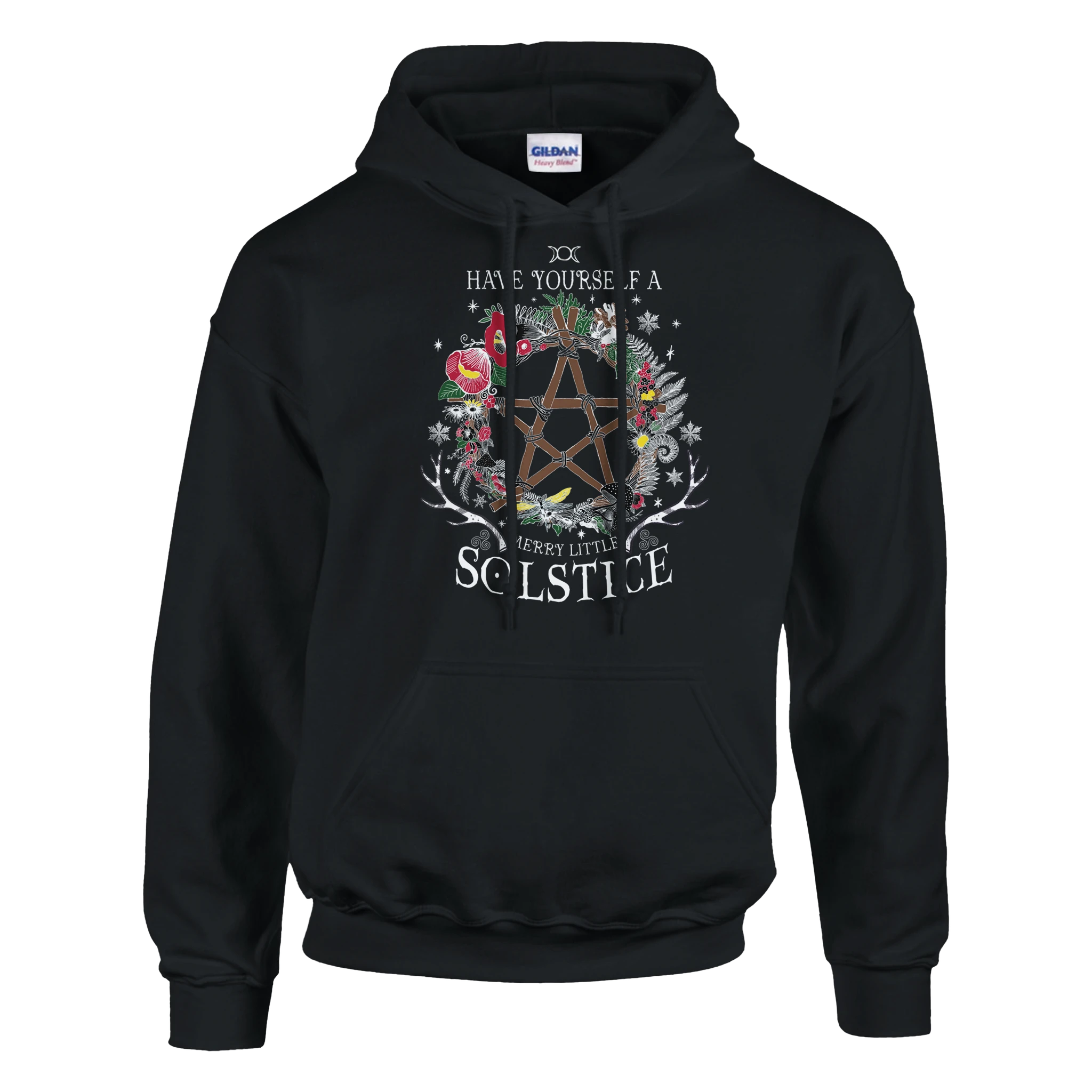 Merry Little Solstice - Ugly Pagan Christmas Hoodie