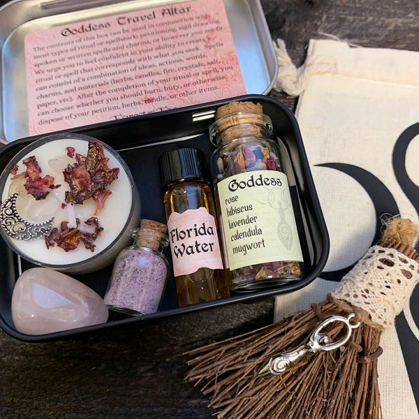 TRAVEL WITCHCRAFT KIT Travel Altar Kit Potion Making Kit Travel