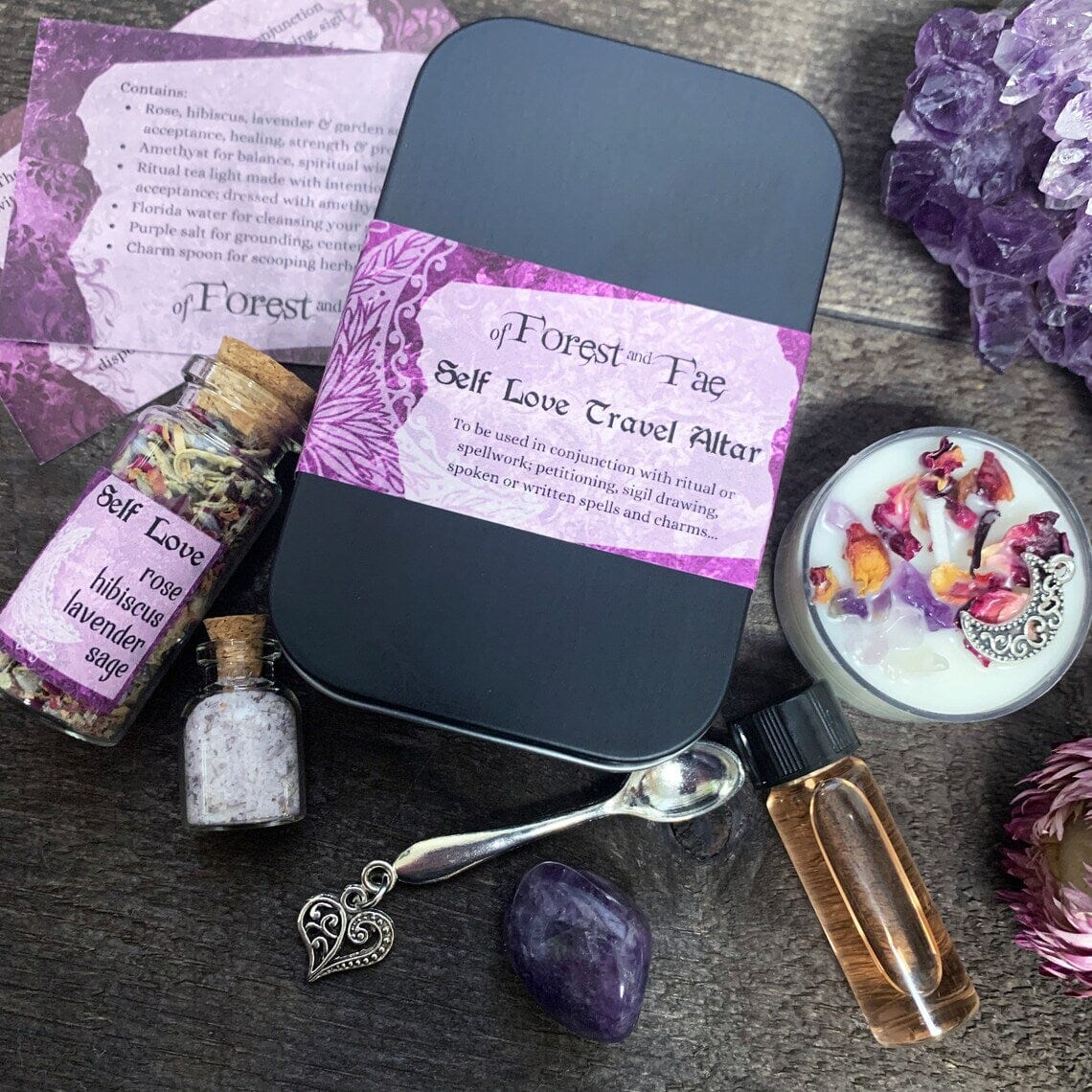 Goddess Travel Mini Altar and Ritual Witch Kit - Spirit Nest