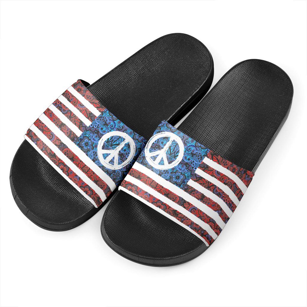 Men's American Flag Slide Sandals