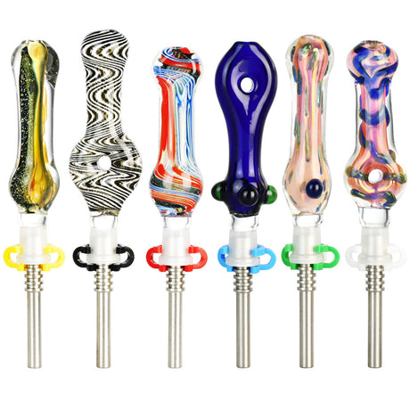 Glass Dab Collector Straw with 10mm Titanium Tip