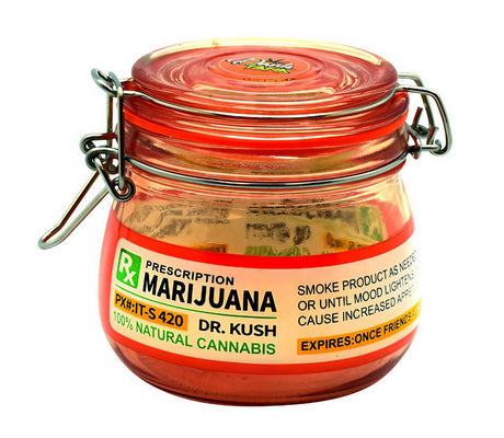 Kush Me Glass Jar