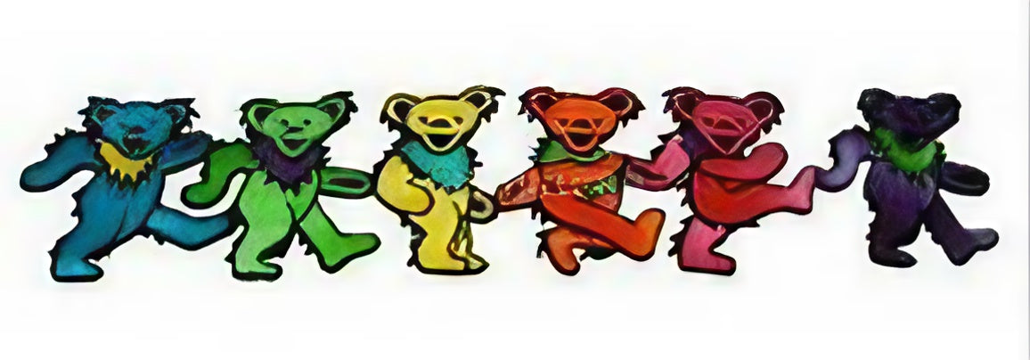 Grateful Dead Dancing Bears Patch