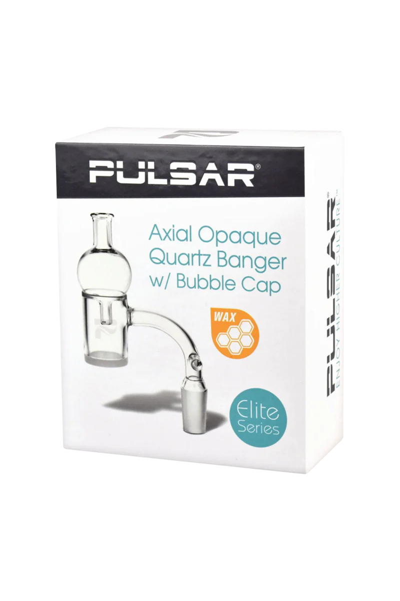 Pulsar Axial Opal Quartz Banger with Bubble Cap