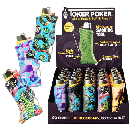 Toker Poker Lighter Sleeve  Clipper Box of 25 – Avernic Wholesale