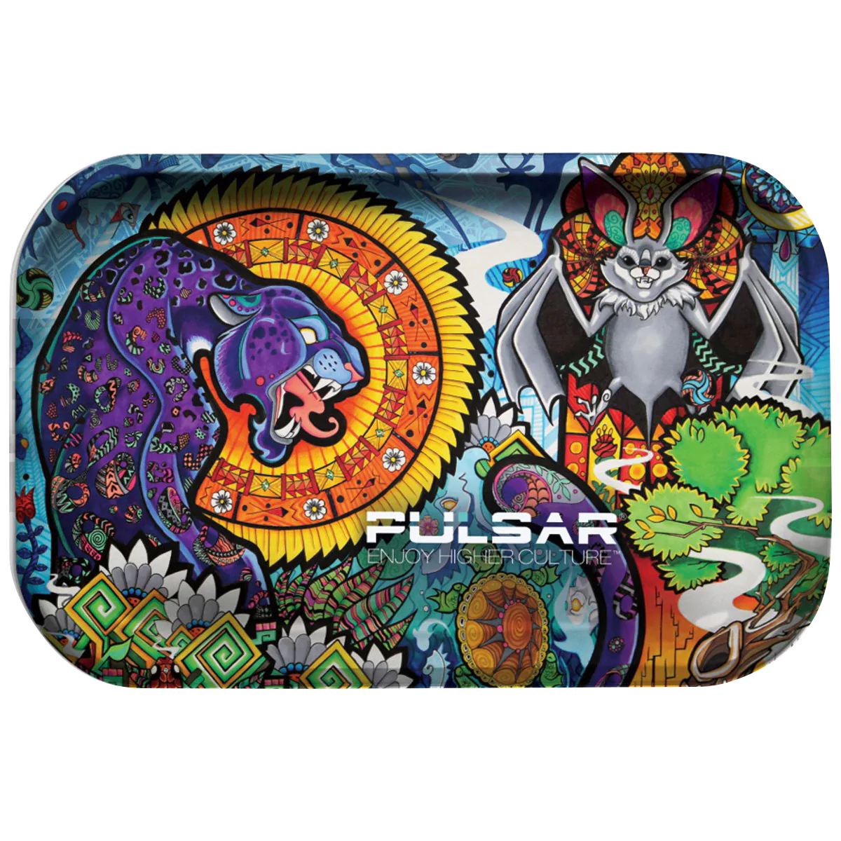 Pulsar "Psychedelic Jungle" Metal Rolling Tray