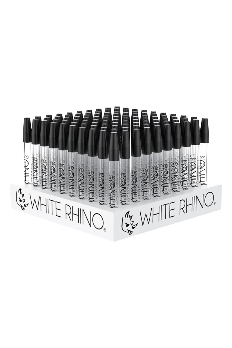 White Rhino Dab Straw Collector with Silicone Cap