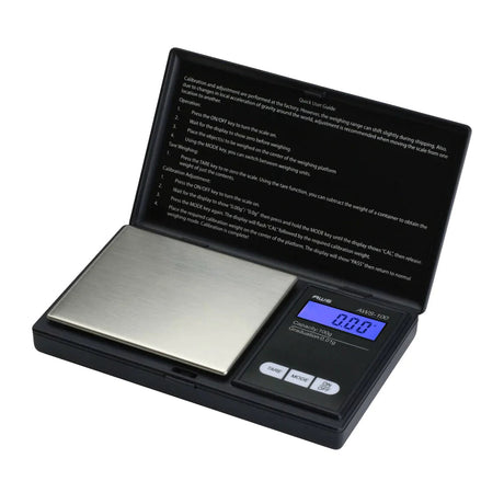 Truweigh Gauge Digital Mini Scale - (100g x 0.01g - Black) - Digital Travel  Scale - Mini Digital Scale - Small Pocket Size Scale - Traveling Scales