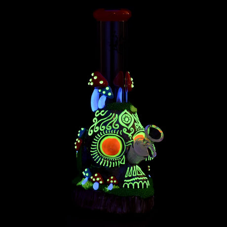 Psychedelic Pineapple Beaker Water Pipe, City of Vapors