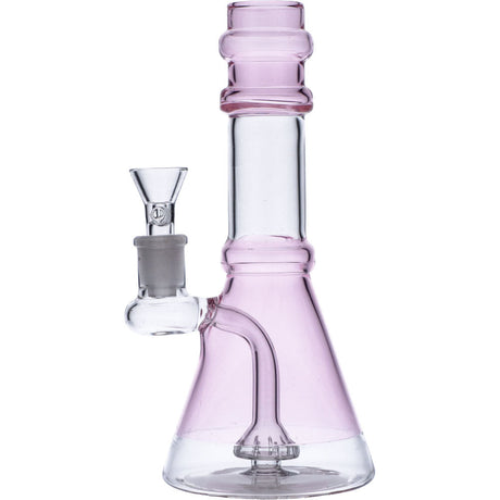 The Pink Surfer - 5” Mini Water Recycler Bubbler Girly Bong - Pink
