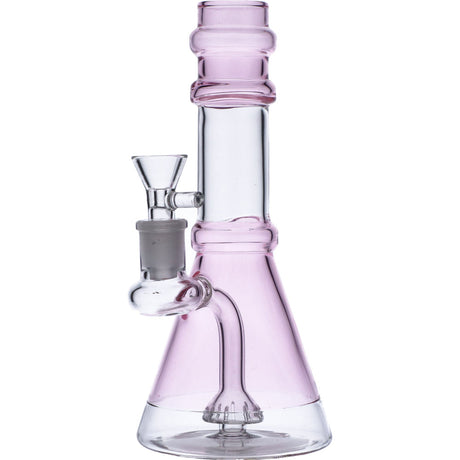 The Pink Surfer - 5” Mini Water Recycler Bubbler Girly Bong - Pink