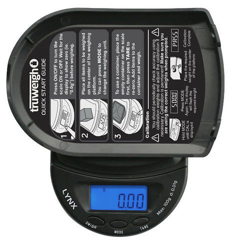 Truweigh Gauge Digital Mini Scale 100g x .01g