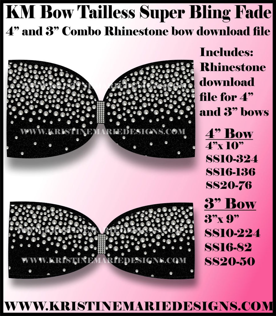 rhinestone templates for cheer bows