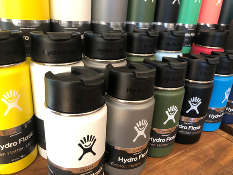 hydroflask 12oz and 16oz insulated water bottles