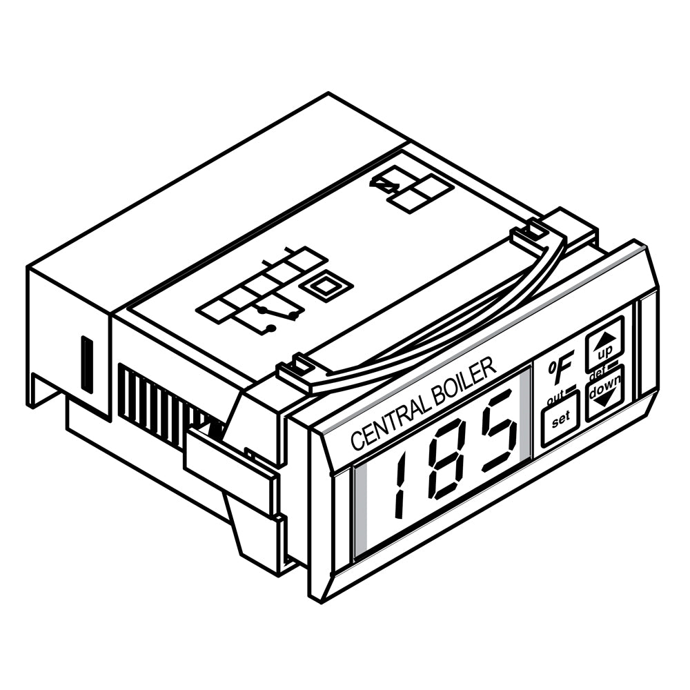 Central Boiler Digital Temperature Controller, Ts2-110R, Prog | Wood Furnace World