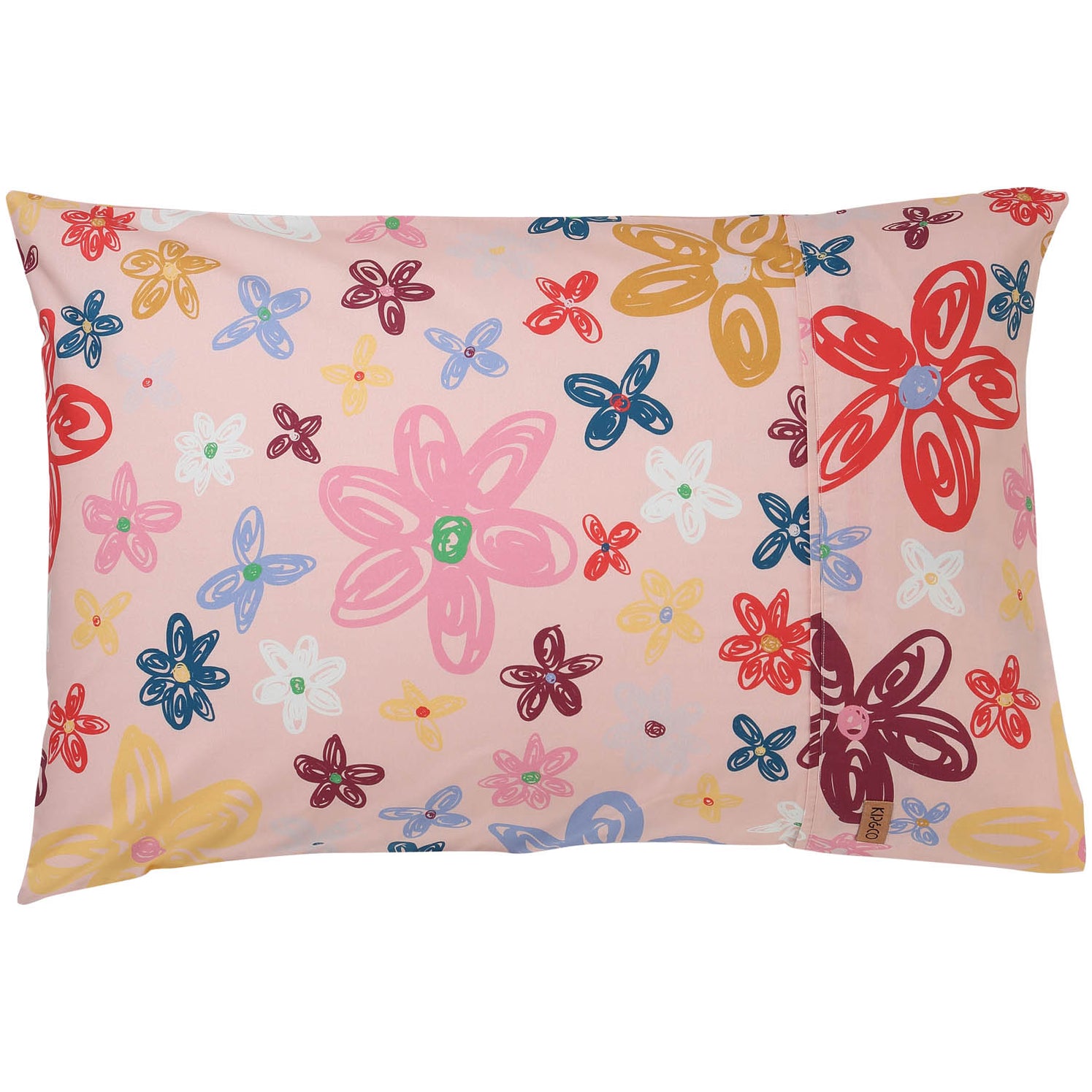 Kip & Co Pansy Pillowcase (1PC) – GREY + WILD