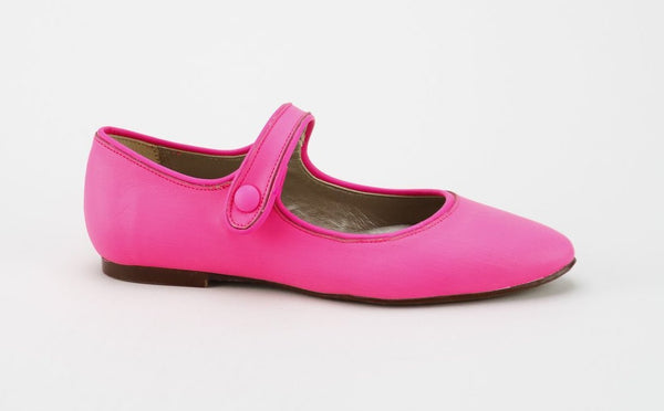 hot pink mary jane shoes