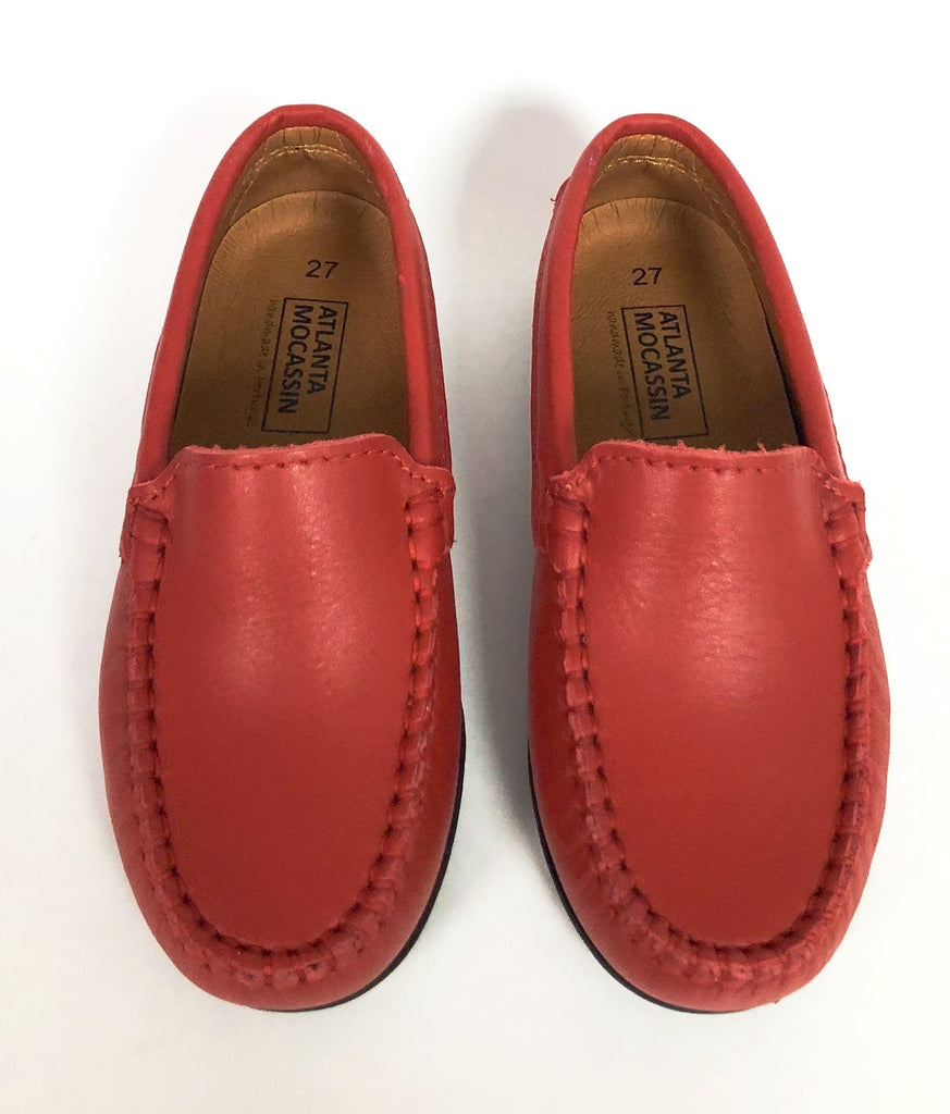 Atlanta Mocassin Red Loafer– Tassel Children Shoes