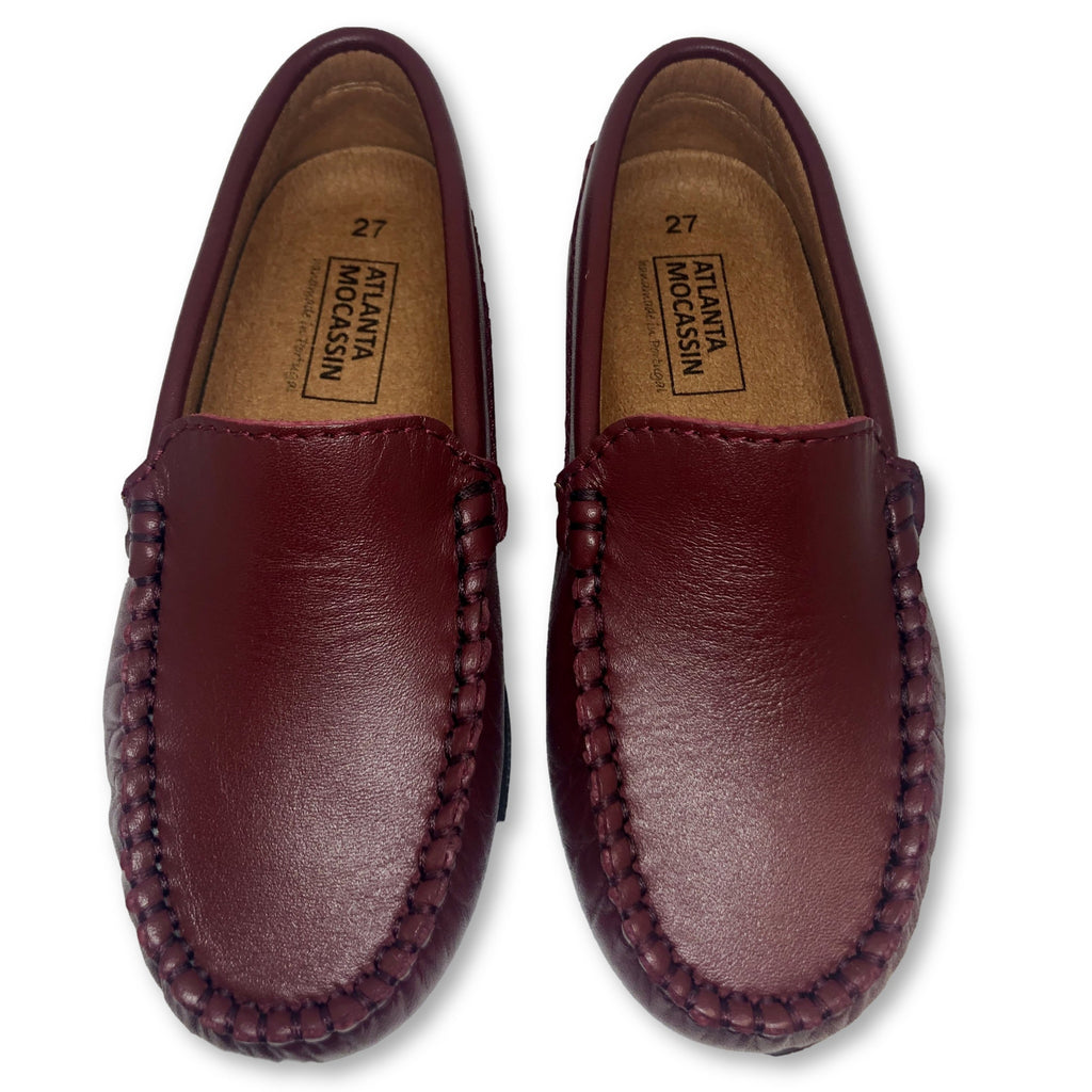 Atlanta Mocassin Burgundy Loafer – Tassel Children Shoes