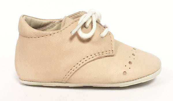 Young Soles Nude Pink Leather Baby Shoe 