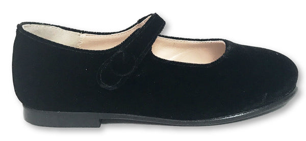 black velvet mary jane shoes