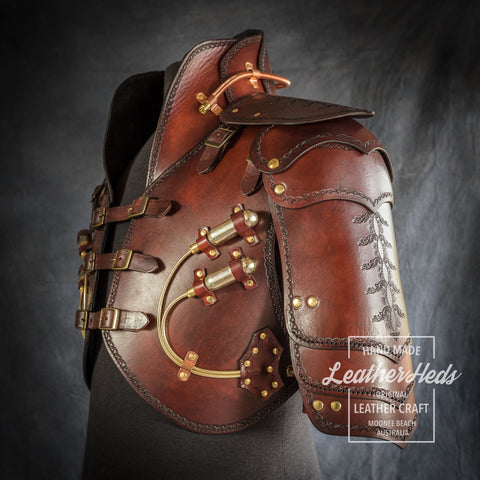 Steampunk Leather armour front