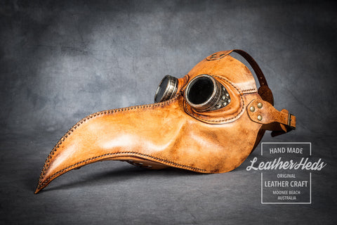 leather plague doctor mask